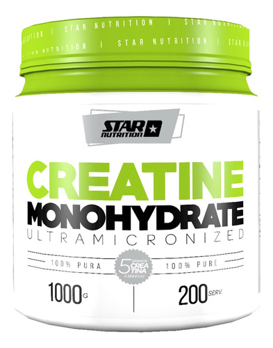  Creatina Star Nutrition 1 Kg Monohidrato Micronizada 