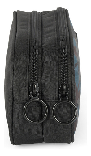 Estojo Duplo Escolar Up4you Camuflado Luxcel Et47995 Cor Verde