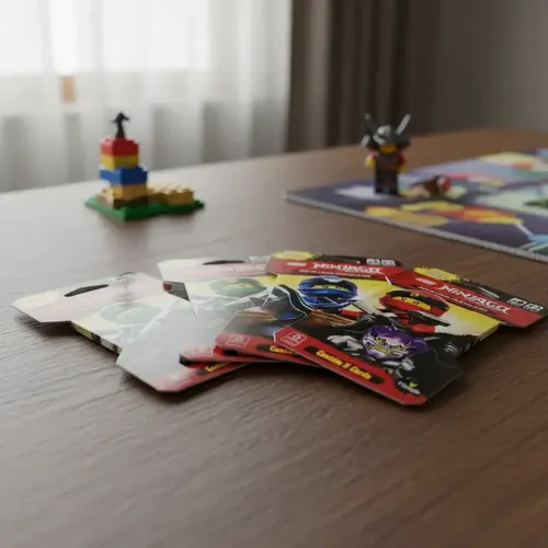 Jogo De 20 Cards Lego Ninjago Blister Envelopes Colecionável