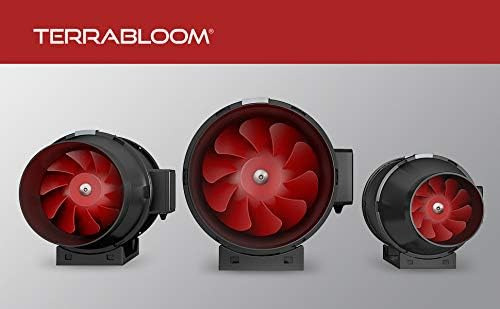 Ventilador En Línea Terrabloom De 4 Pulgadas (100 Mm) - V...