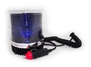 Imagen 2 de 5 de Baliza Flash Imantada Estroboscopica 12v Azul Seguridad
