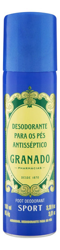 Antitranspirante em aerossol Granado Sport 100 ml