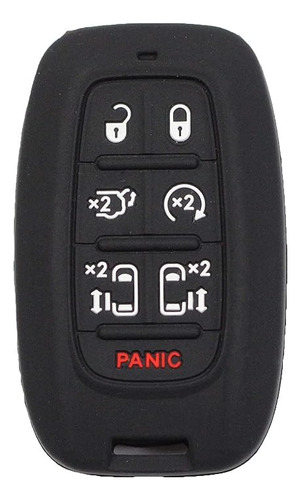 Funda Silicona Control Llave Chrysler Pacifica 7 Botones