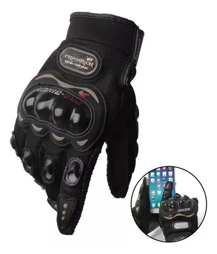 Guantes Moto Ciclista Con Proteccion En Nudillos Y En Palmas