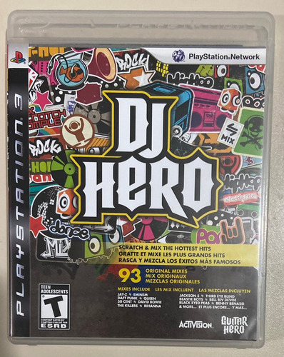 Videojuego Dj Hero Ps3 Original Excelente Estado (Usado)
