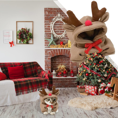 Traje De Navidad Para Perros Reno Ropa Para Perros Reno Ropa