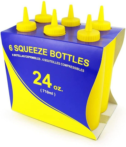 26559 Botellas De Compresión De Plástico 24 Oz Paquet...