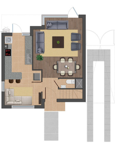 Imagen 3 de 36 de Barrio Francés - Condominio Versalles