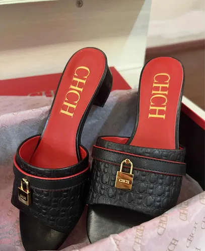 Zapatos Sandalias Carolina Herrera Ch Talla 37 Caja Cuotas sin