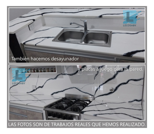 Mesada Porcelanato Líquido Resina A Medida Fabricante