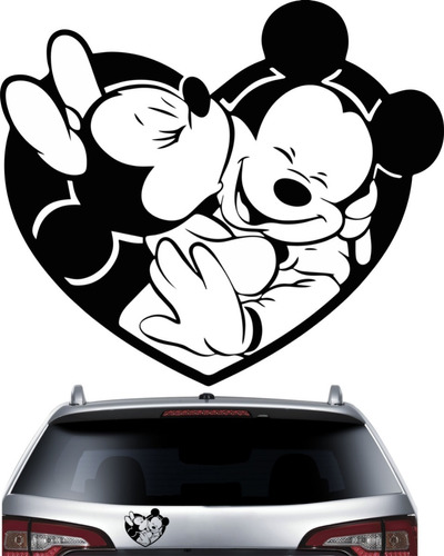 Sticker Calca Mimi And Mickey Love