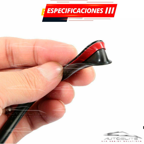 Imagen 5 de 10 de Cinta Protector Filo De Puertas Para Auto 5 Metros Colores
