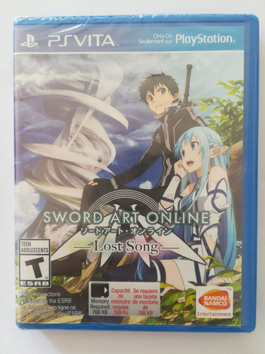 Sword Art Online Lost Song Ps Vita 100% Nuevo Y Sellado