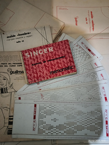 Maquina De Tejer .singer.instruc .moldes.tarjetas. (Usado)