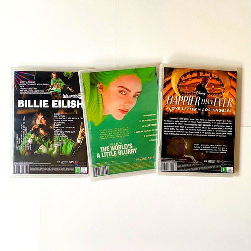 Dvd Billie Eilish World's A Little Blurry Lolla Happier Than