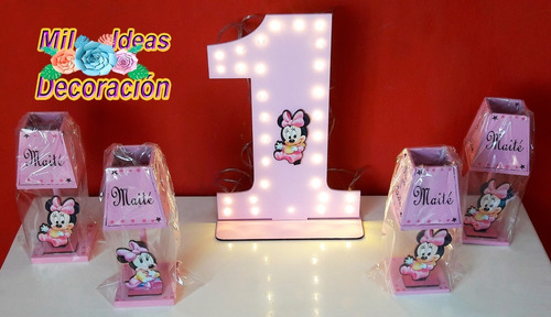 Souvenirs Fibrofacil Cumpleaños Decorado 20 Cm 10u
