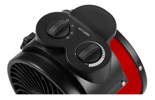 Imagen 3 de 4 de Caloventor Liliana Cfi700ar Forzador Heatcyclone Tambor Rojo