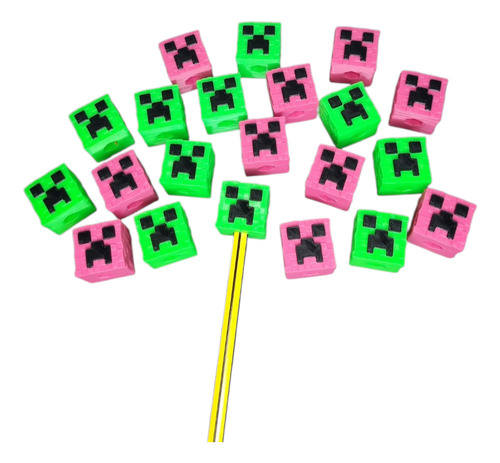 Souvenir Topper Para Lapices Minecraft