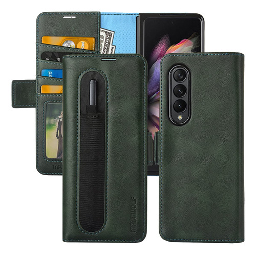 Malewolf Funda Para Samsung Galaxy Z Fold 3 Soporte S Tipo