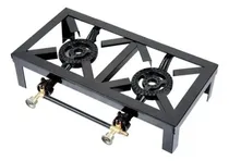 Comprar Anafe De Hierro A Gas 2 Hornallas Quemador Portatil Camping