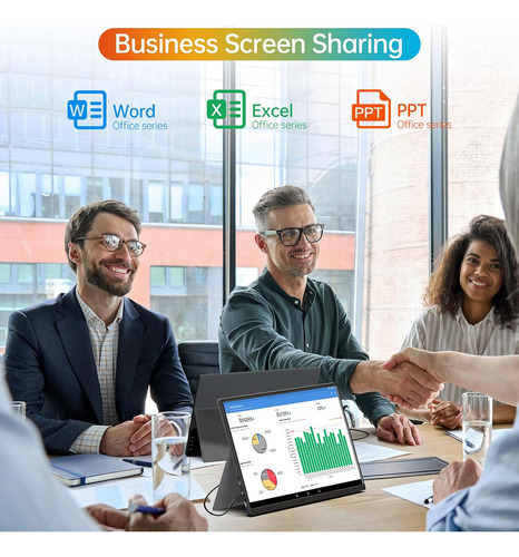 Monitor Portátil Mnn De 14 Pulgadas Fhd 1920 * 1200p Usb C H