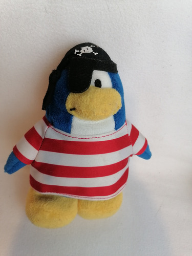 Peluche Original Club Penguin Pirata Disney Jakks Pacific 18 (Usado)