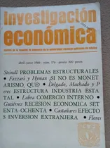 Comprar Investigación Económica 176.  Problemas Estructurales 