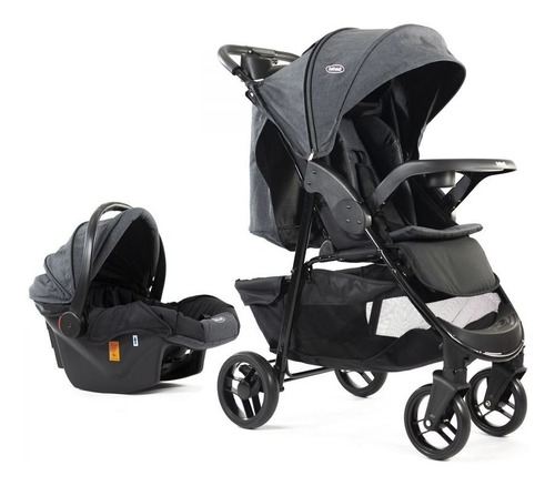 Coche Bebesit Sienna Con Baby Silla Travel System Gris