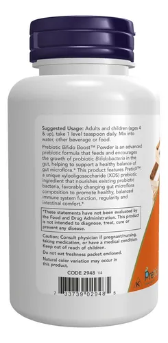 Prebiótico Bifido Boost Con Xylooligosacárido En Polvo 85 Gr