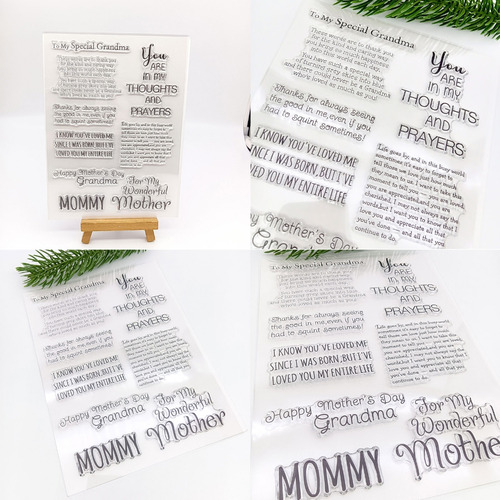 (8 #mold) Sellos De Silicona Para Tarjetas, Sellos Con Patro