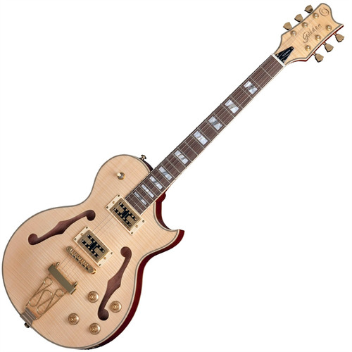 Guitarra Elétrica Semi Acústica Gsh570 Nt Natural Golden