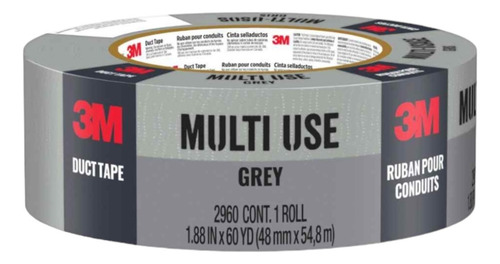 Cinta Adhesiva Ductos 3m Duct Tape 48mm X 54m Multiusos Gris 3m Duct Tape Multi Usos Gris