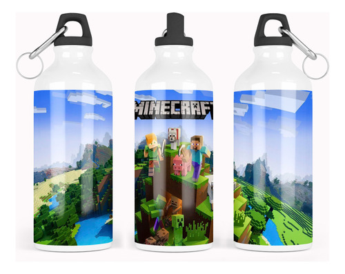 Botella Deportiva Minecraft - Varios Modelos