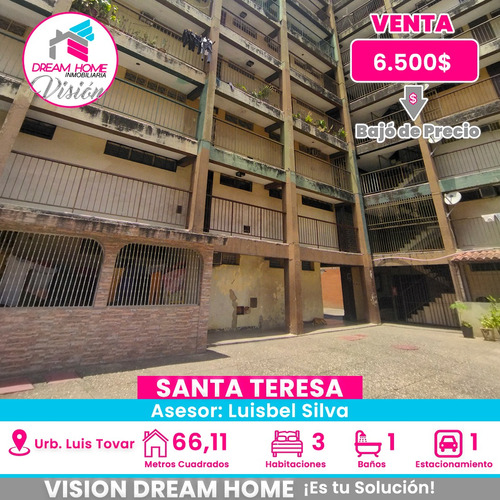 Venta De Apartamento Ubicado En La Recidencia, Luis Tovar, Santa Teresa 