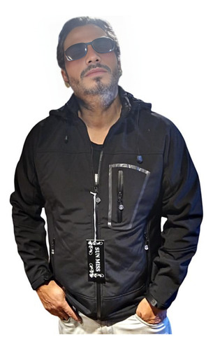 Campera Hombre Neoprene Capucha Desmontabe Sun Miss