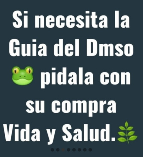 Dmso X 250 Cc Al 100% Envase Vidrio, Maxima Pureza, Calidad
