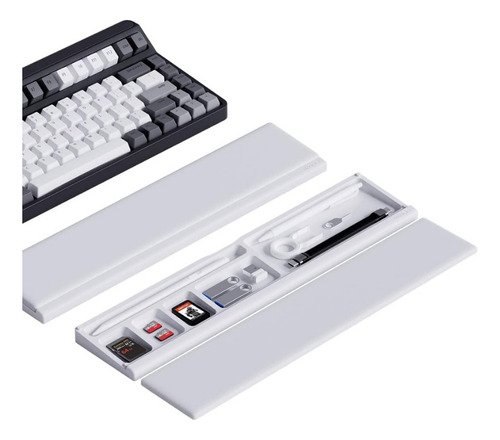 Almohadilla Organizador Reposa Muñecas De Teclado Mouse Pc