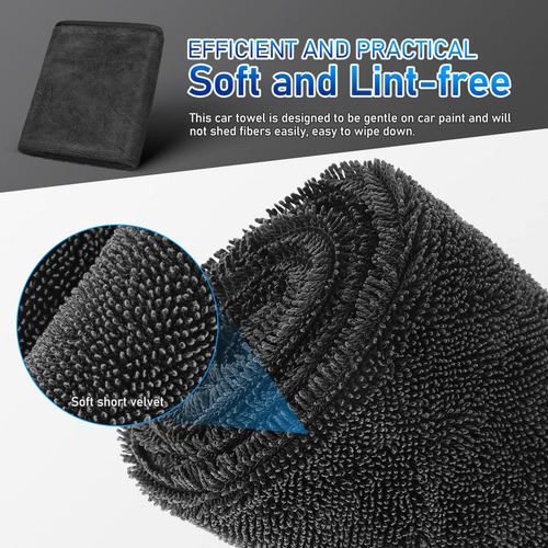 Toalla De Coche De Microfibra Altamente Absorbente Para Lava