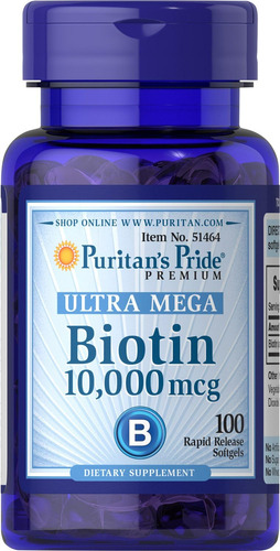 Puritans Pride Biotina, 10 000 M - Unidad a $120500