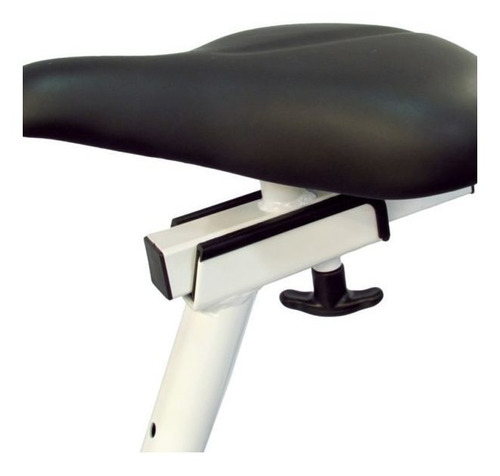 Imagen 3 de 5 de Bicicleta fija JBH Residencial 6170-8U tradicional color gris y blanco