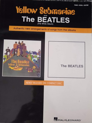 Libro D Partituras;the Beatles-yellow Submarine-white Album (Usado)