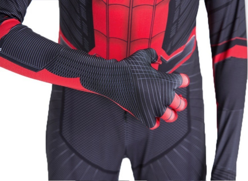 Imagem 7 de 8 de Fantasia Infantil Homem-aranha Longe De Casa Com Máscara