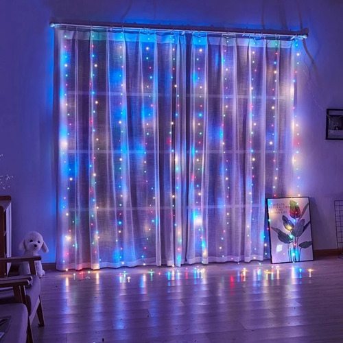 Oferta Cortinas De Led Multicolor Calida Cortina Exterior