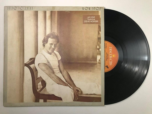 Lp Julio Iglesias Non Stop Encarte - Na