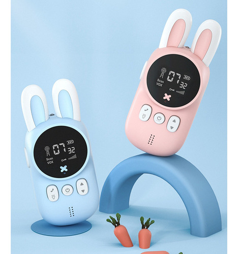 Juego De 2 Walkie Talkie De Dos Vías 3km De Radio Y