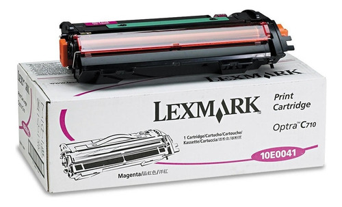 Tóner Lexmark 10e0041 Color Magenta