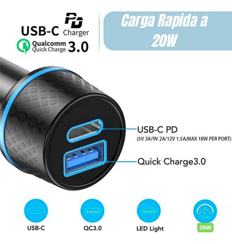 Imagen 8 de 9 de Soporte Cargador + Adaptador Auto Coche Para iPhone Magsafe