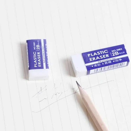 Caja 30 Gomas De Borrar Suave Plástica Dibujo Arte