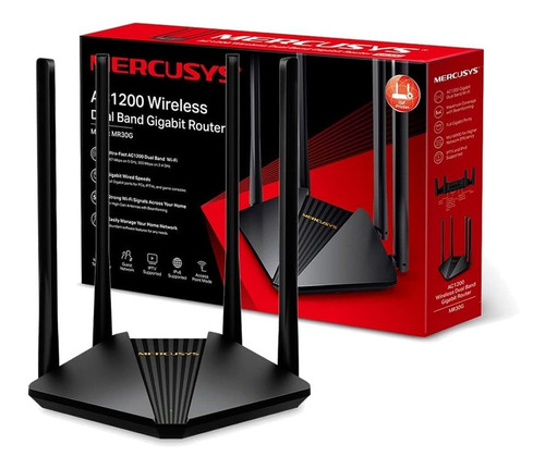 Router Modelo Mr30g Ac1200 Gigabit  Doble Banda Mercusys