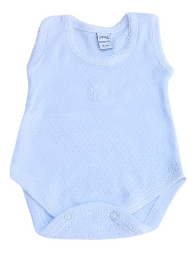 Body Musculosa Bebe Jersey Calado 100 % Algodón